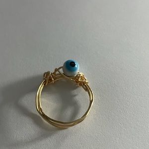 Handmade Evil Eye Ring by PR Artisan